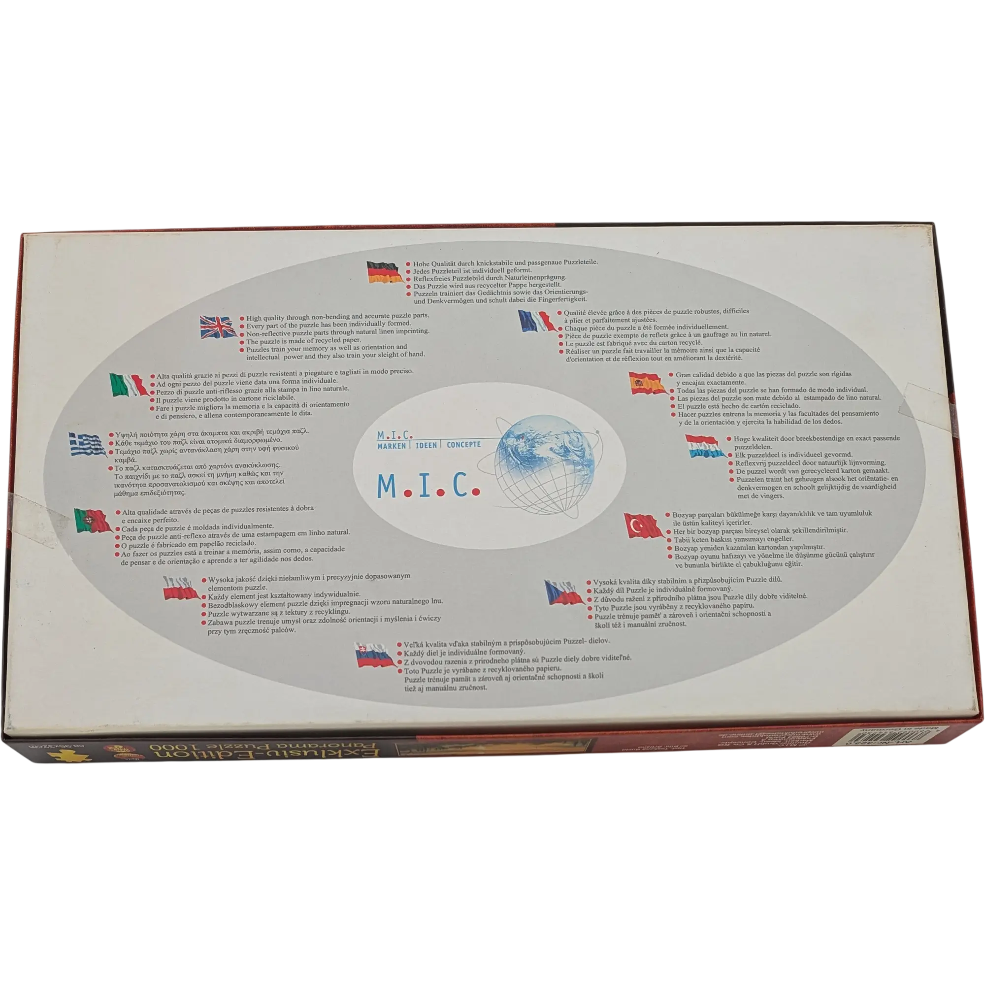 M.I.C. Puzzle Panorama Puzzle Exklusiv-Edition 1000 Teile 423.0 Toskana Bucht, Ansicht 2
