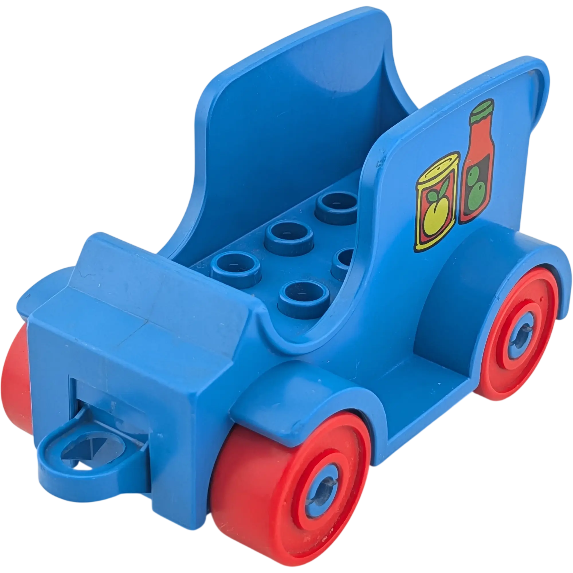 Lego Duplo Auto Getränke Lieferant Lieferwagen Blau B-Ware