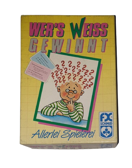 FX Schmid Wer's weiss gewinnt