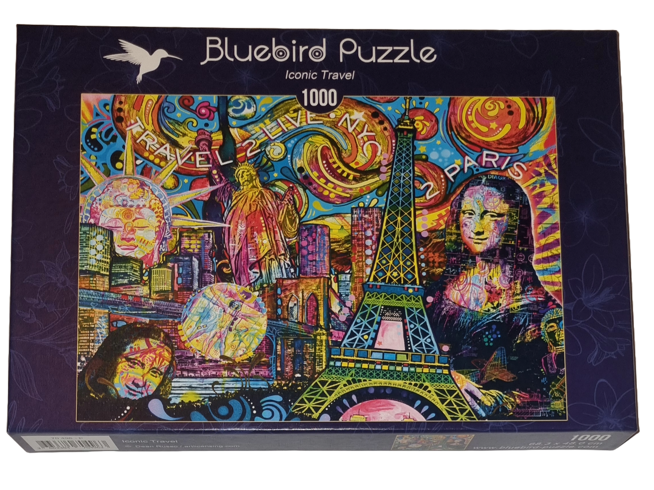 Art by Bluebird Puzzle 1000 Teile 70496 Iconic Travel