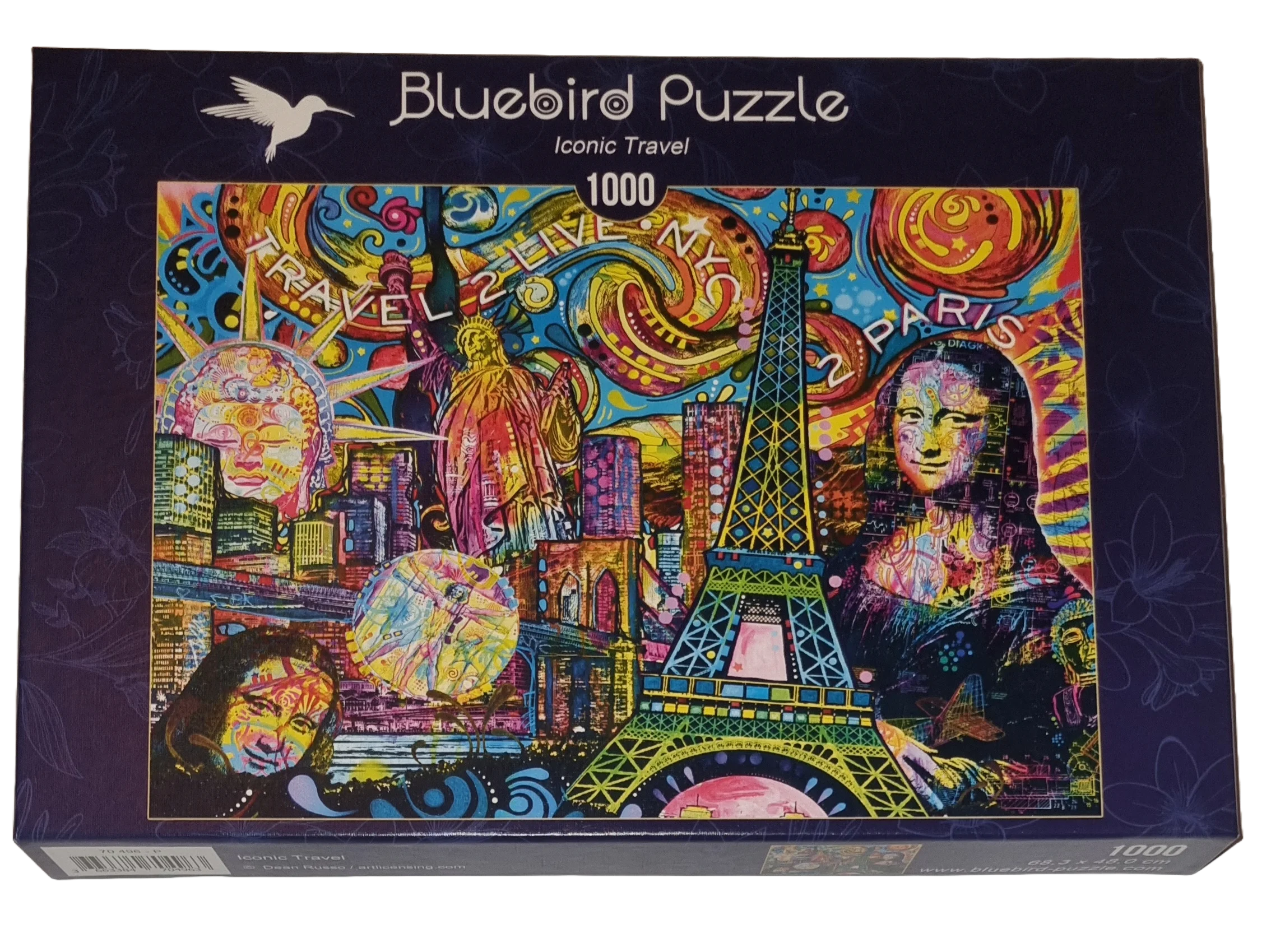 Art by Bluebird Puzzle 1000 Teile 70496 Iconic Travel