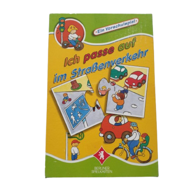 Berliner Spielkarten Ich passe auf im Straßenverkehr 9643