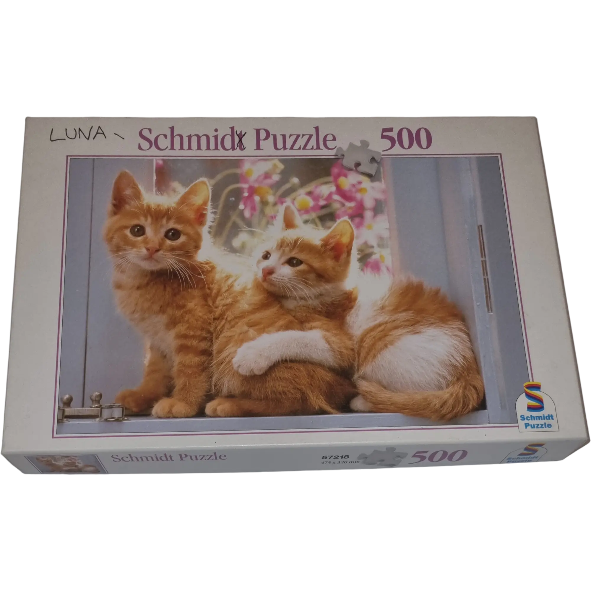 Schmidt Puzzle 500 Teile 57218 Kätzchen am Fenster