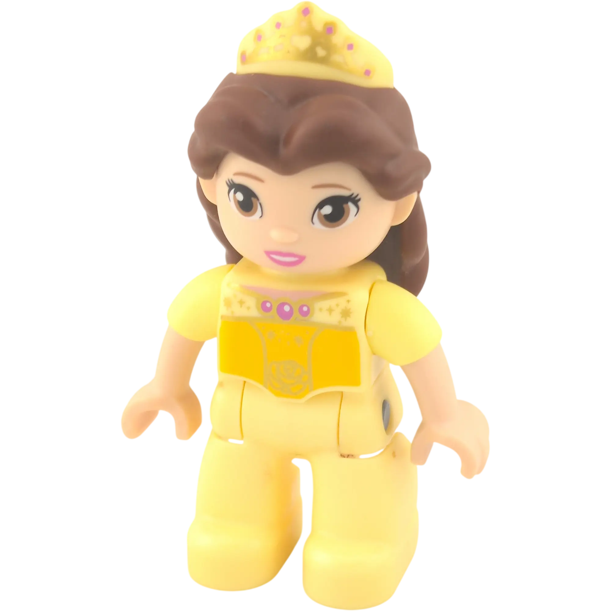 Lego Duplo 430J8 Disney Prinzessin in Gelb Gold Die schöne und das Biest