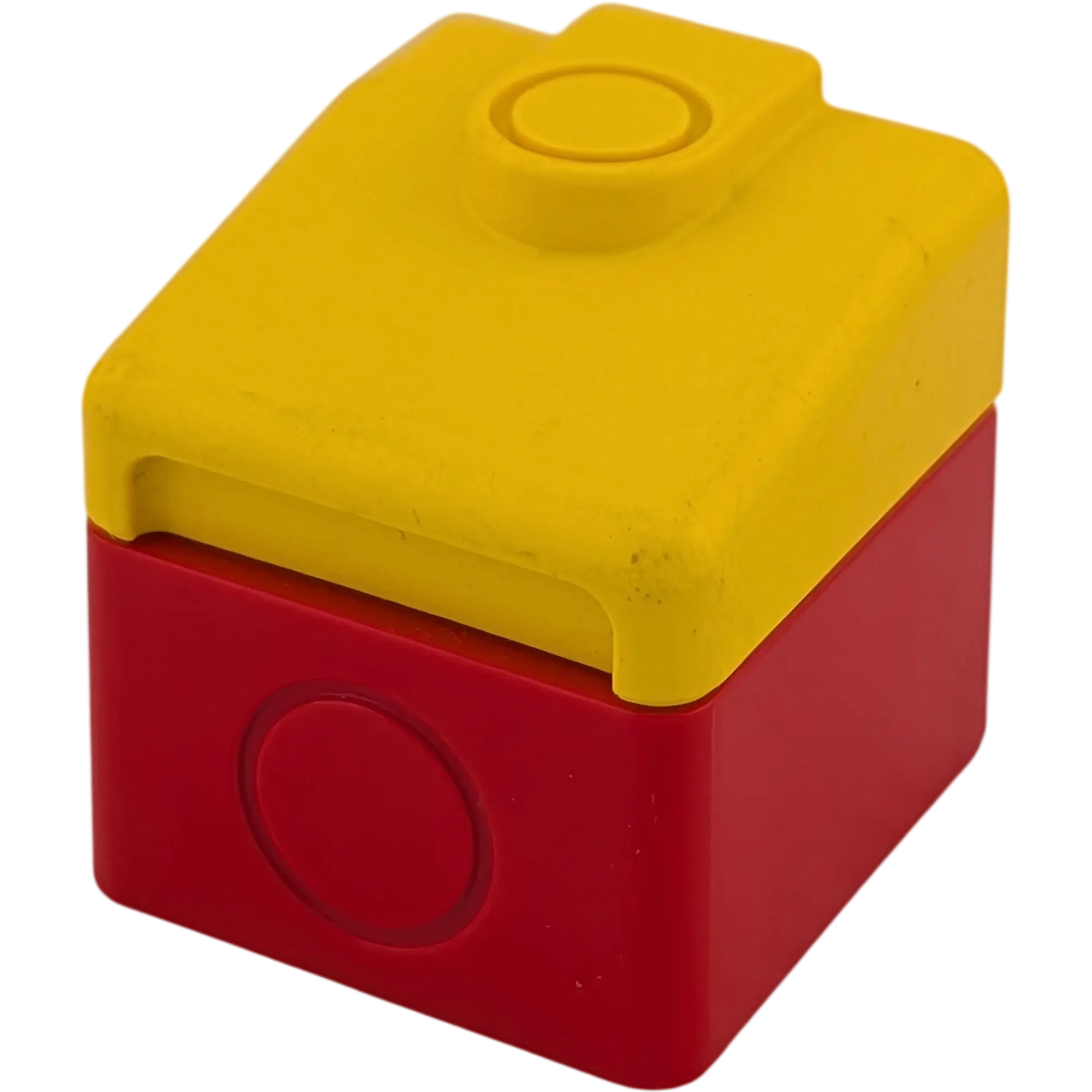 Lego Duplo 6409 Aufsatz Zug Rot Gelb Kabinen Druckknopf Lokomotive Elektrische Diesel Lok Ersatzteil