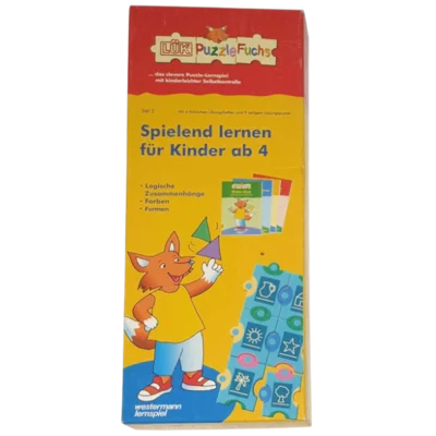 Lük Puzzle Fuchs Set 2 Für Kinder ab 4 Jahren