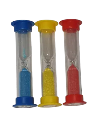 Sanduhr Plastik Rot Oder Gelb Oder Blau