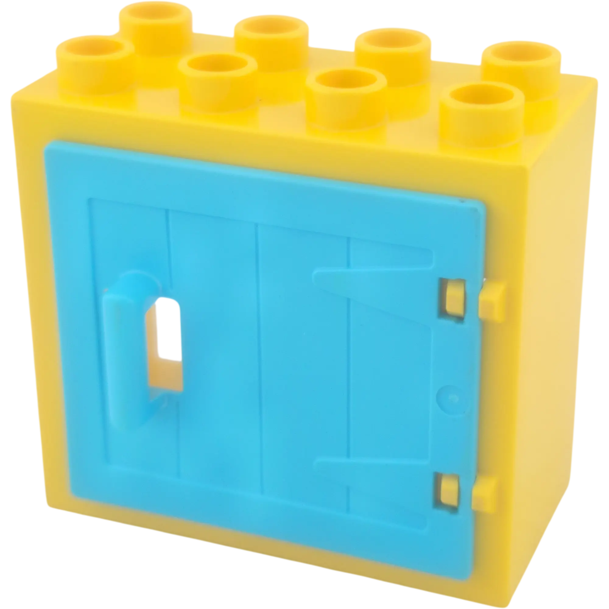 Lego Duplo 61649 Fensterrahmen Gelb mit azurfarbener Tür