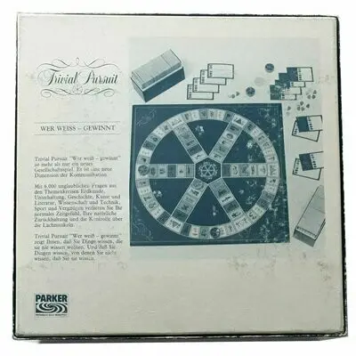 Parker Trivial Pursuit Komplettset - Genus Edition 1084