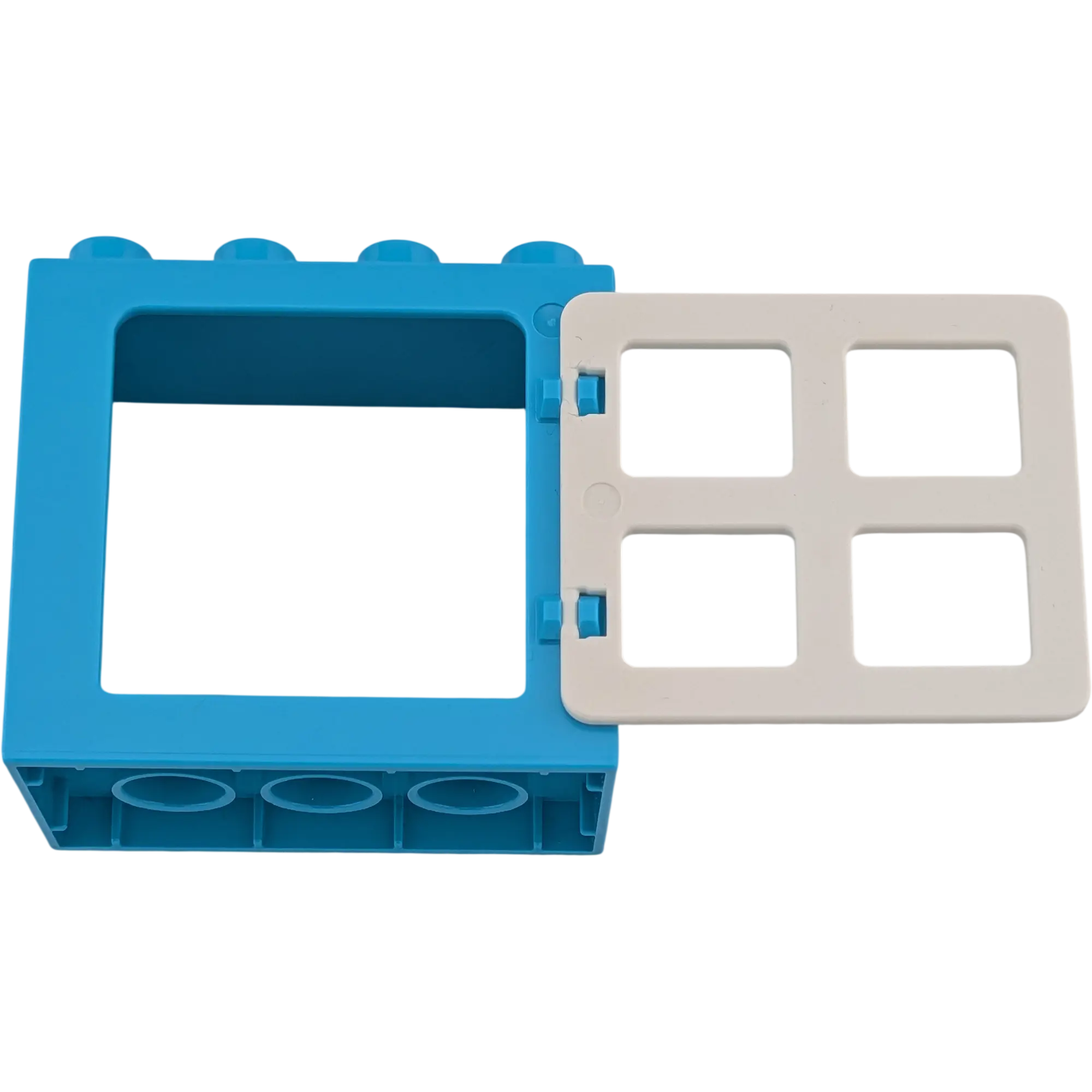 Lego Duplo 61649 Fenster 2x4 Azur Weiß