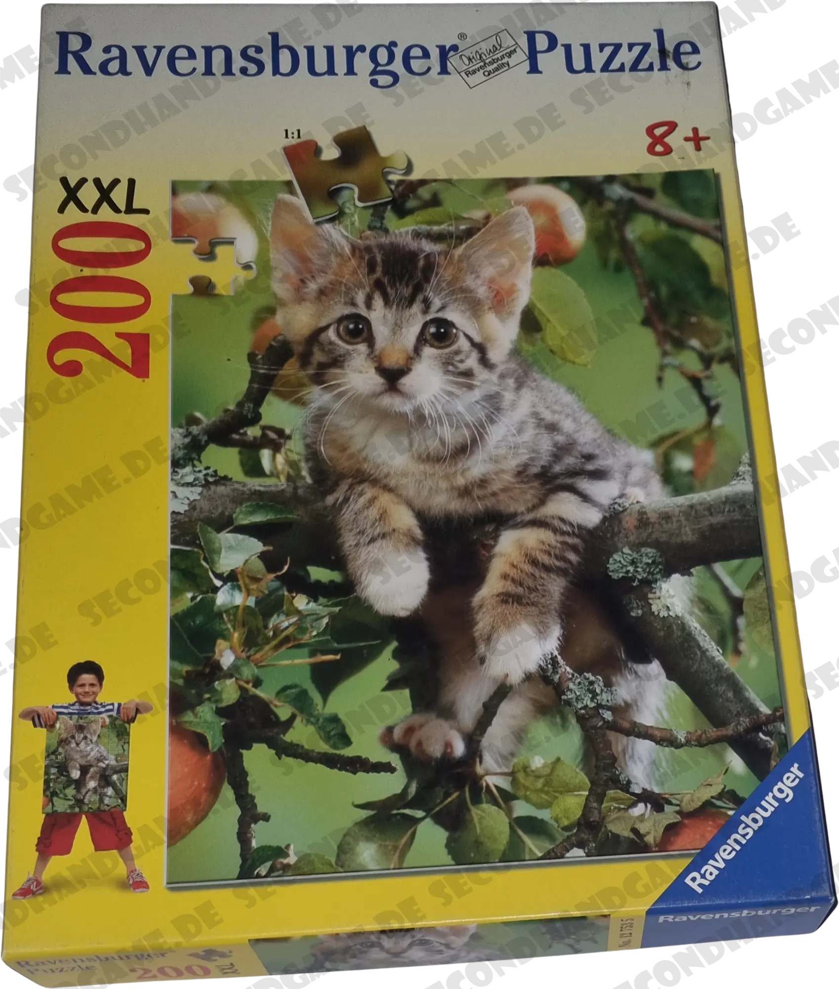 Ravensburger Premium Puzzle XXL 200 Teile 127535 Bezauberndes Kätzchen