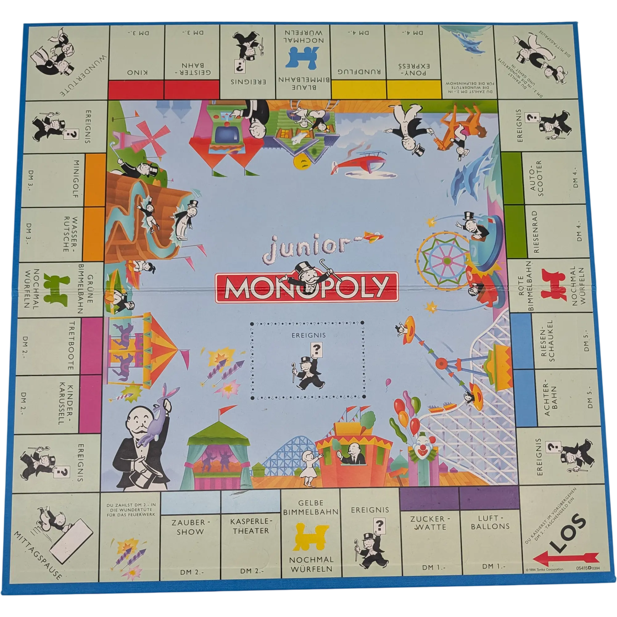 Spielplan Spielbrett Monopoly Junior