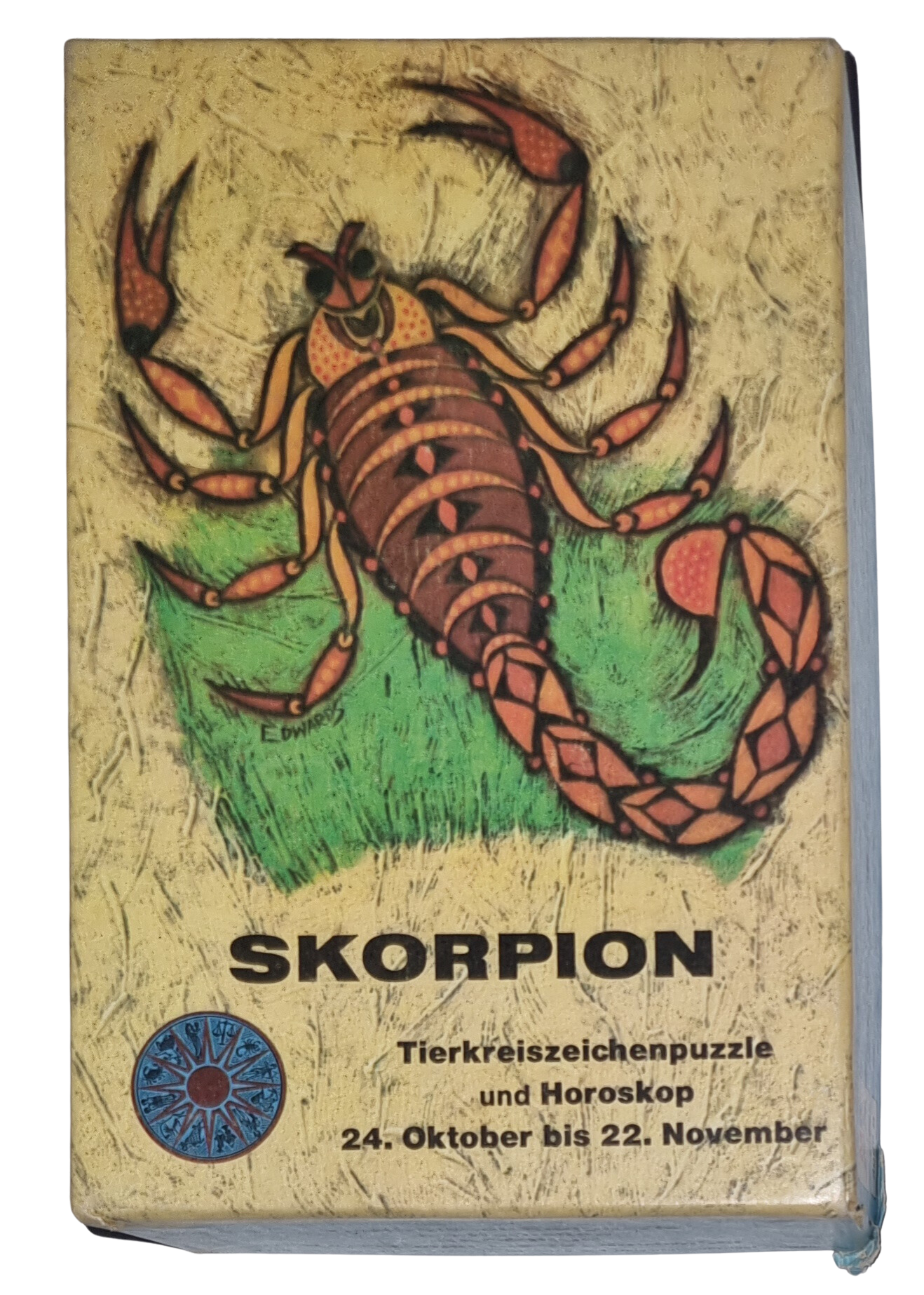 MB Tierkreiszeichenpuzzle und Horoskop Skorpion 125 Teile 3088D