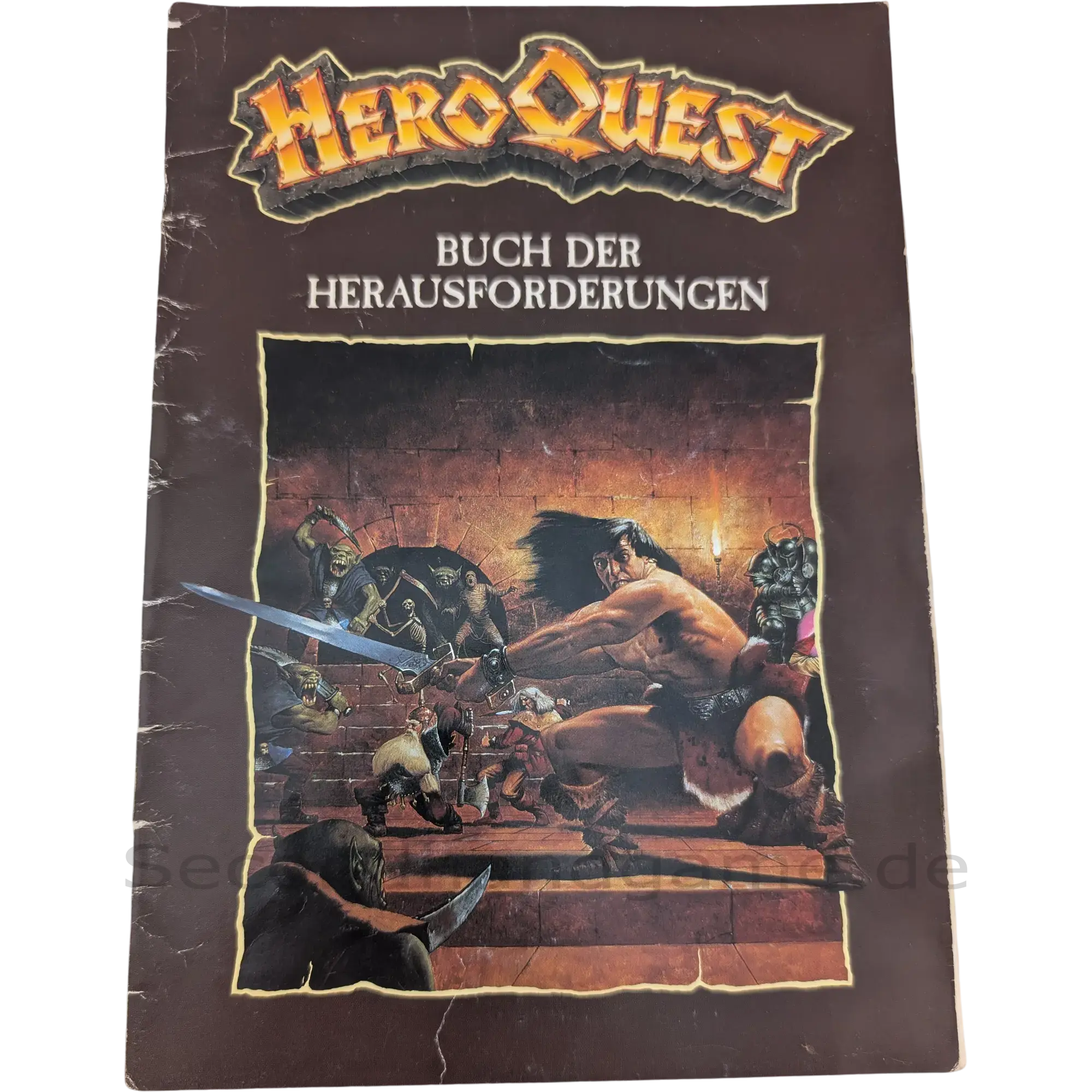 MB Hero Quest Master Ersatzteil Buch der Herausforderungen