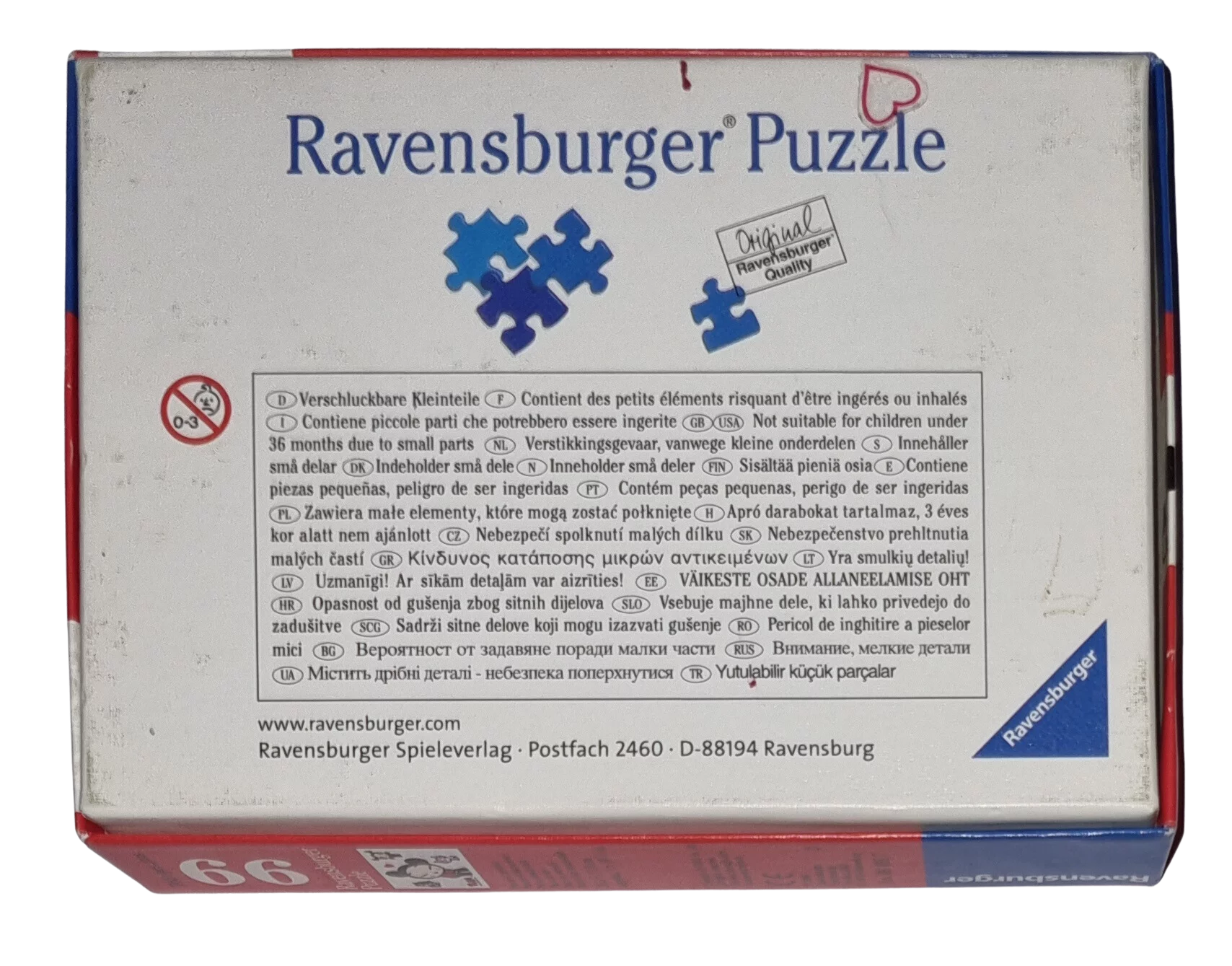 Ravensburger Puzzle 99 Teile 094967 Pucca ist verliebt