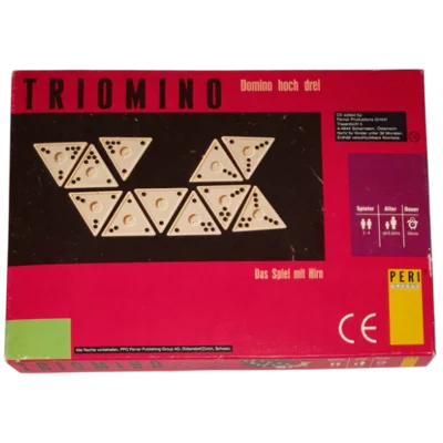 Peri Spiele Triomino Domino hoch drei