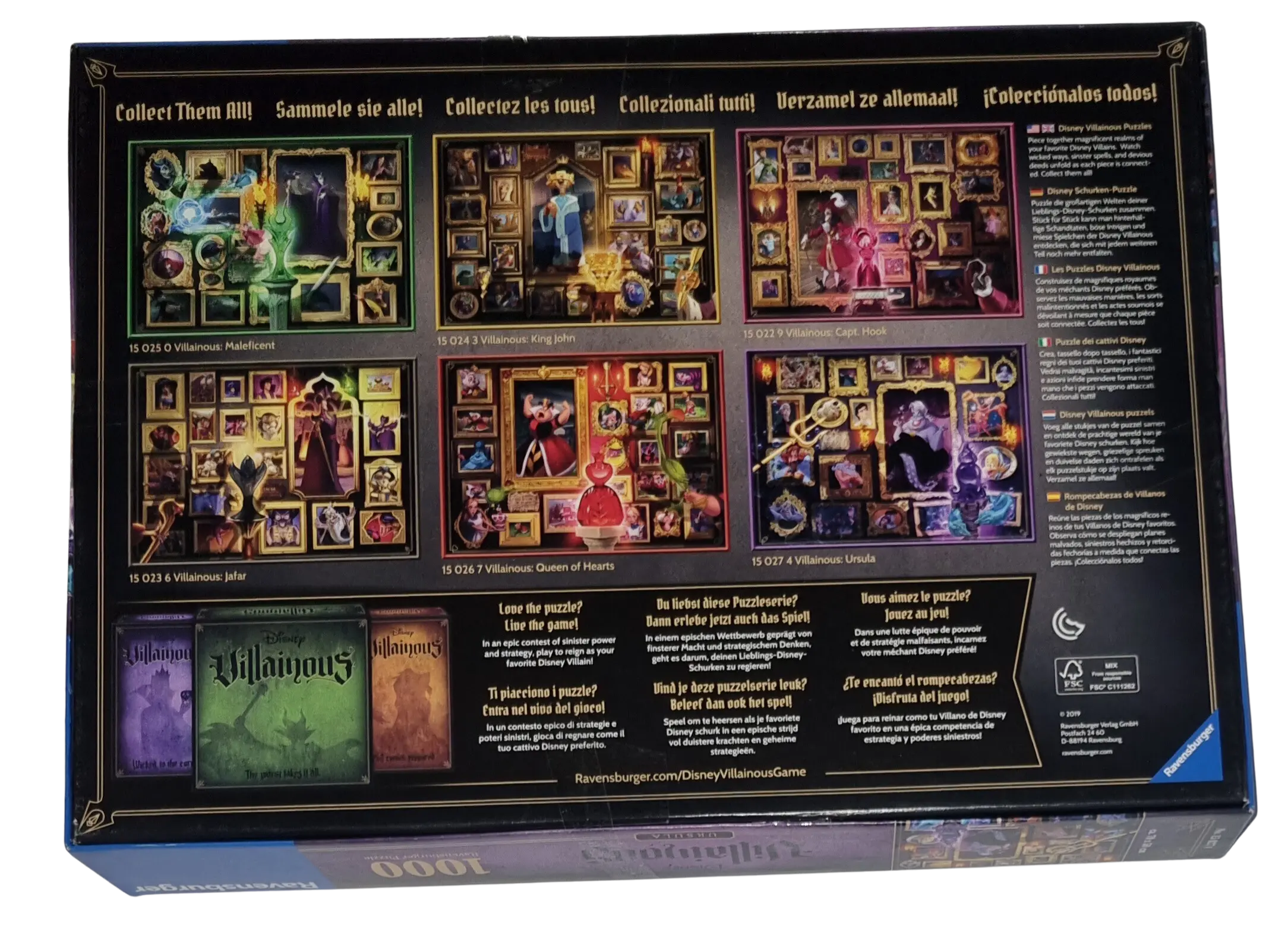 Ravensburger Disney Villainous Ursula 1000 Teile Puzzle 150274