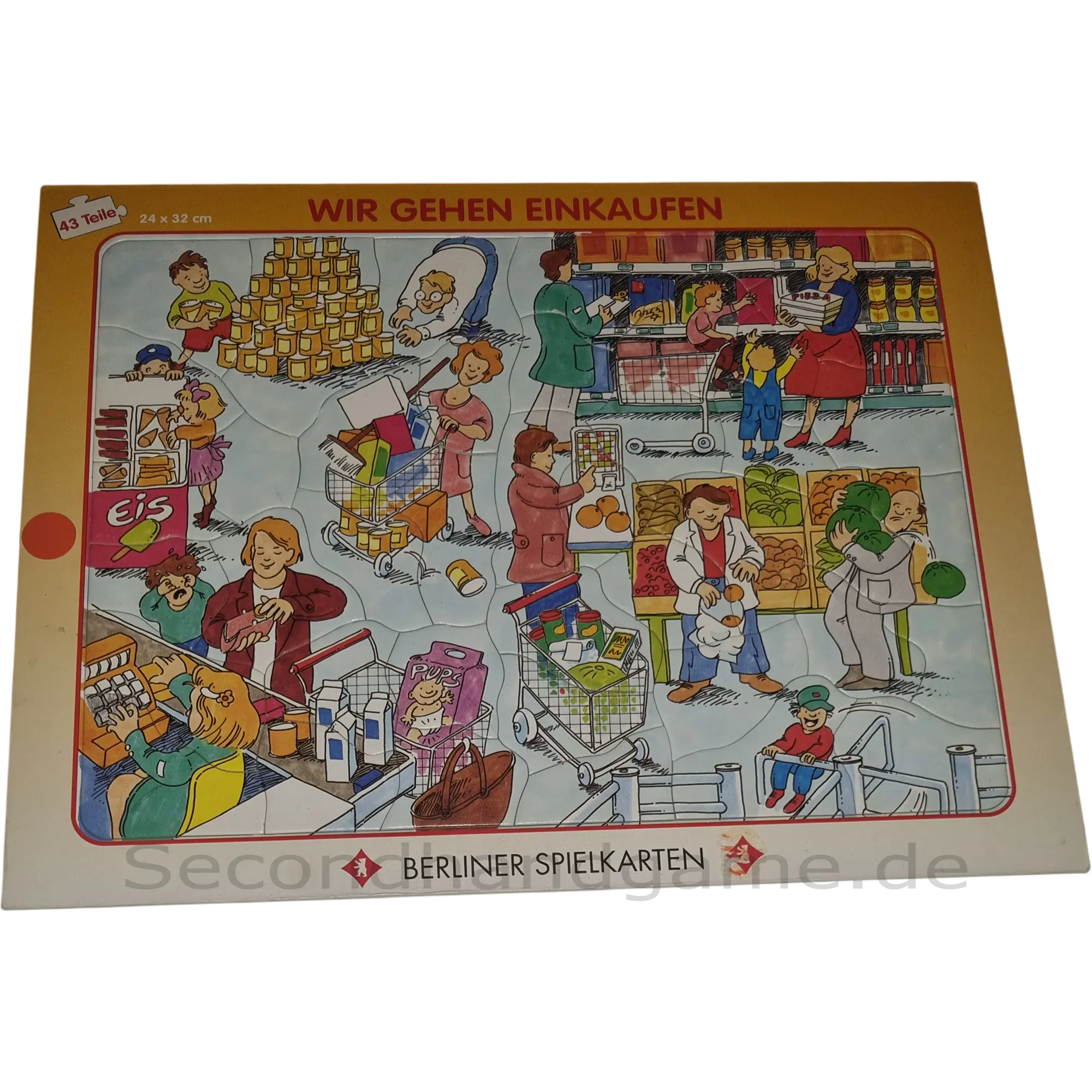 Rahmenpuzzle 43 Teile Wir gehen einkaufen 22000