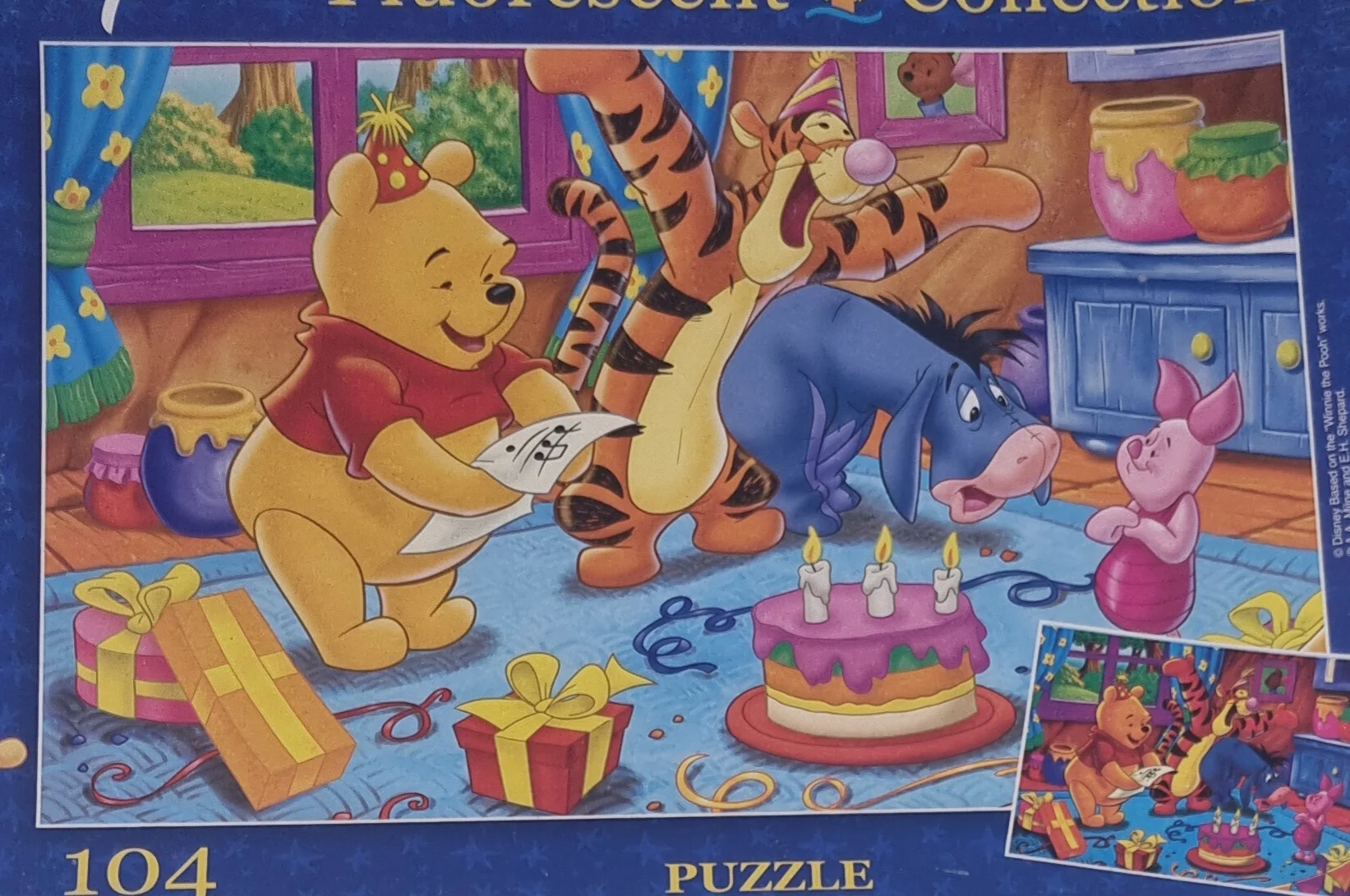 Clementoni Fluorescent Collection Puzzle 104 Teile 901234
