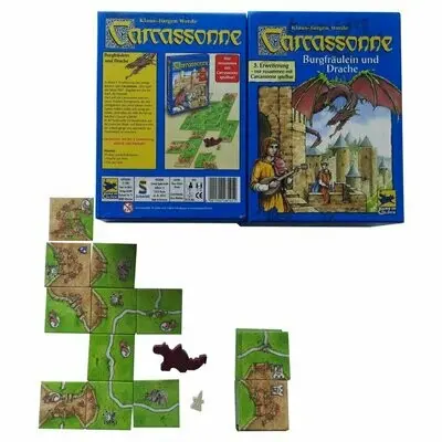Carcassonne Burgfräulein und Drache