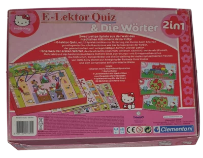 Clementoni Hello Kitty E-Lektor Quiz & Die Wörter 2in1