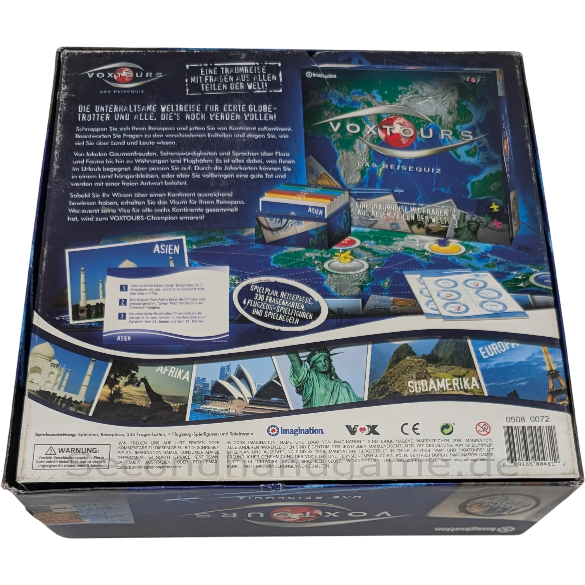 Imagination Reisequiz VOXTOURS Das Reisequiz, ab 12 Jahren