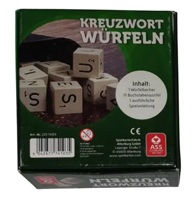 ASS Kreuzwort würfeln 22574103