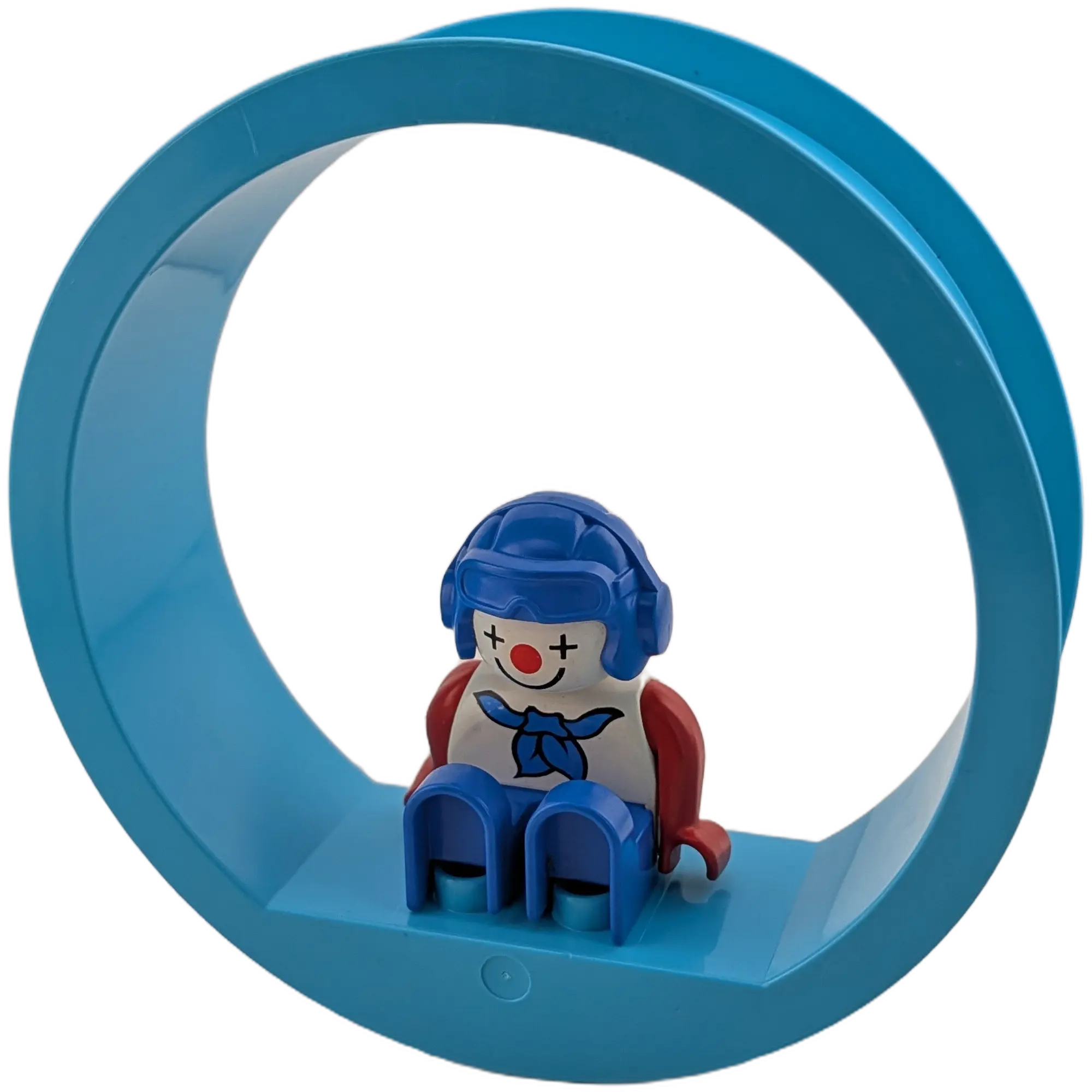 Lego Duplo 87326 Drehscheibe Azur Zirkus Rad Spielgerät Clown Scheibe drehbar mit Clown
