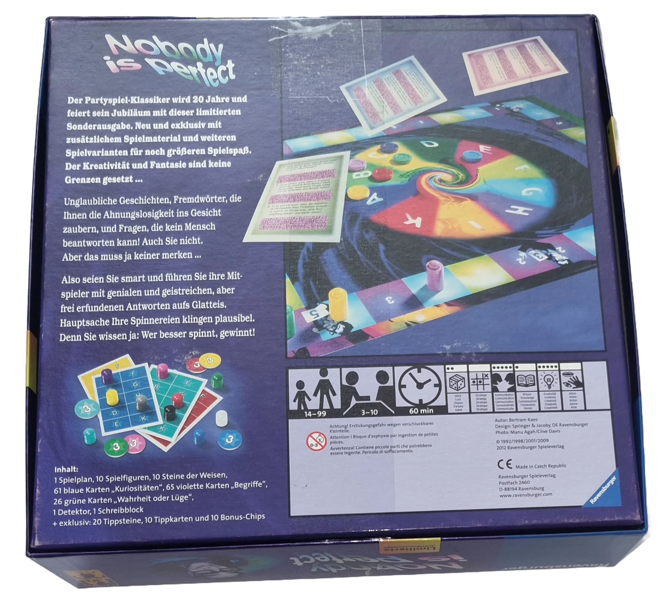 Ravensburger Nobody is perfect 20 Jahre Limitierte Jubiläumsausgabe