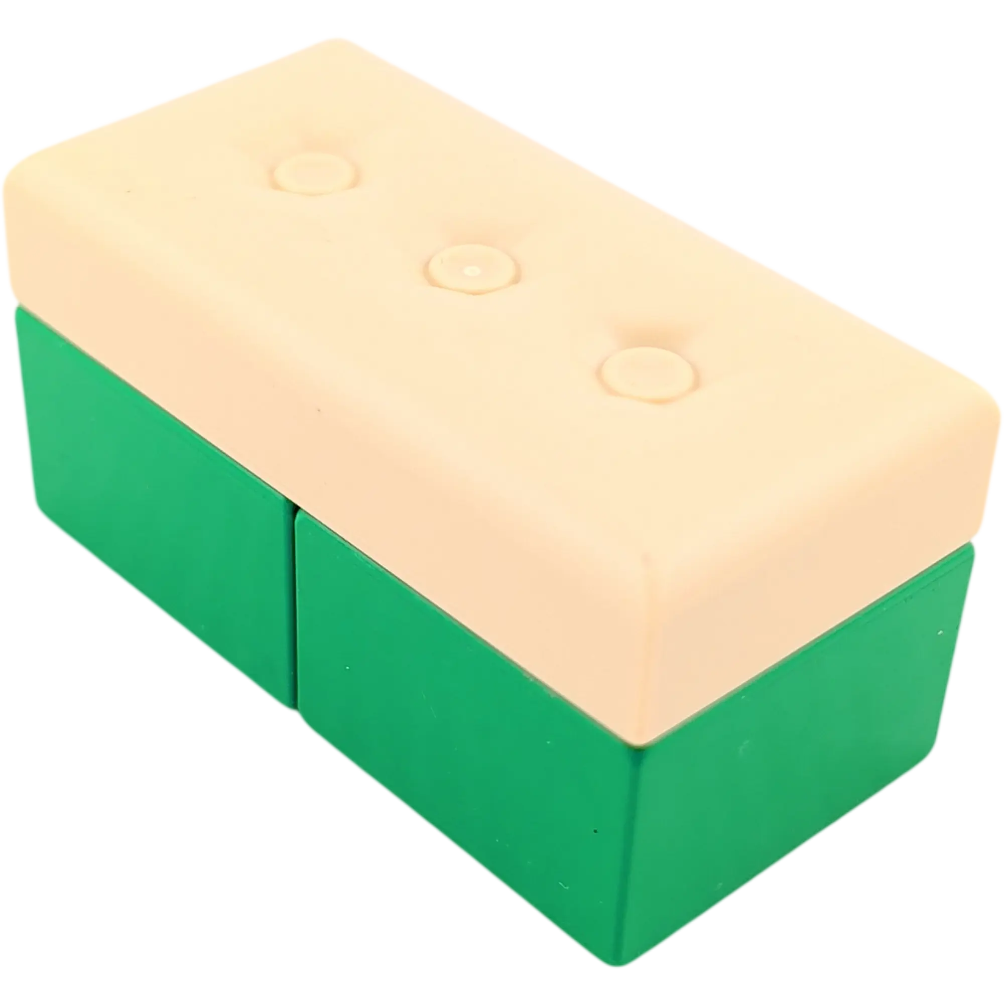 Lego Duplo Sofa Couch Wohnlandschaft Beige Dunkelgrün