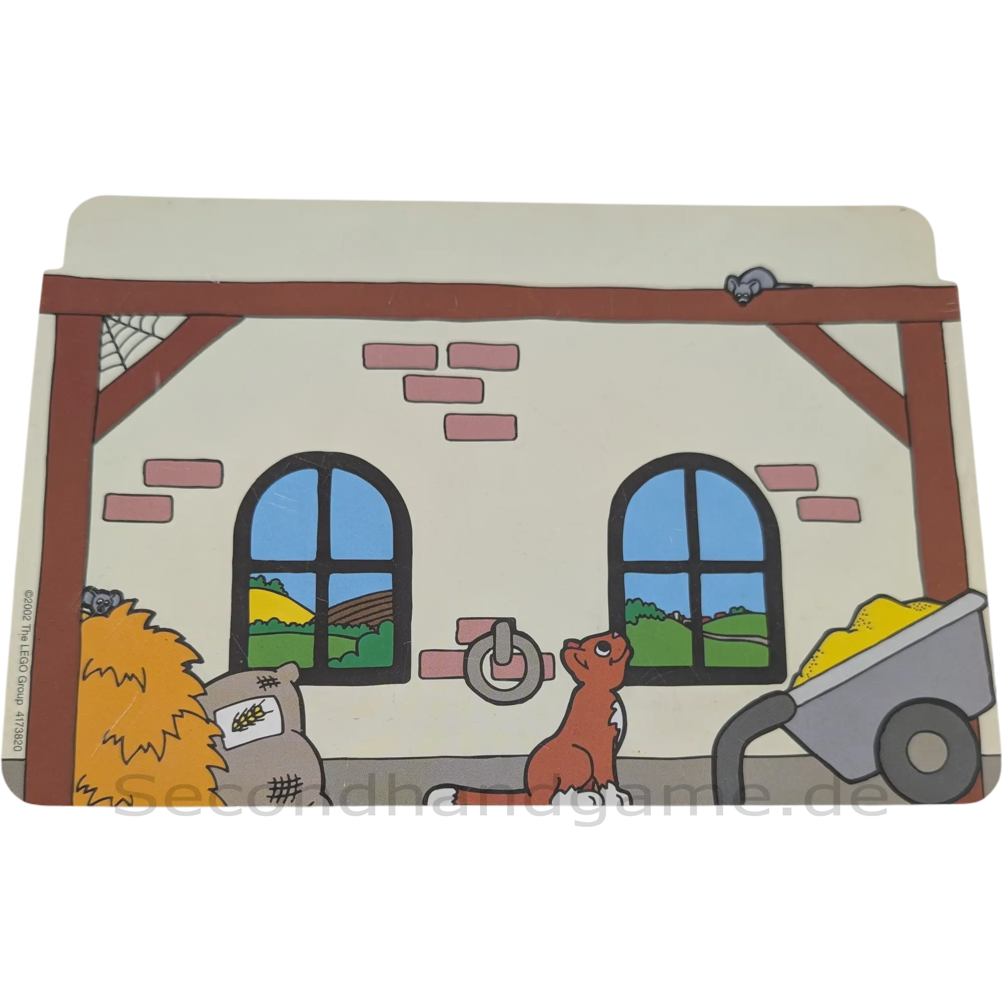 Lego Duplo Kulissen-Hintergrund / Aufsteller – Stall (Teile-Nr. 4173820)