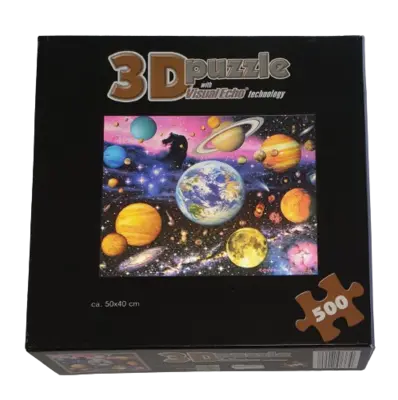3D Puzzle with Visual Echo technology Im Weltall 500 Teile