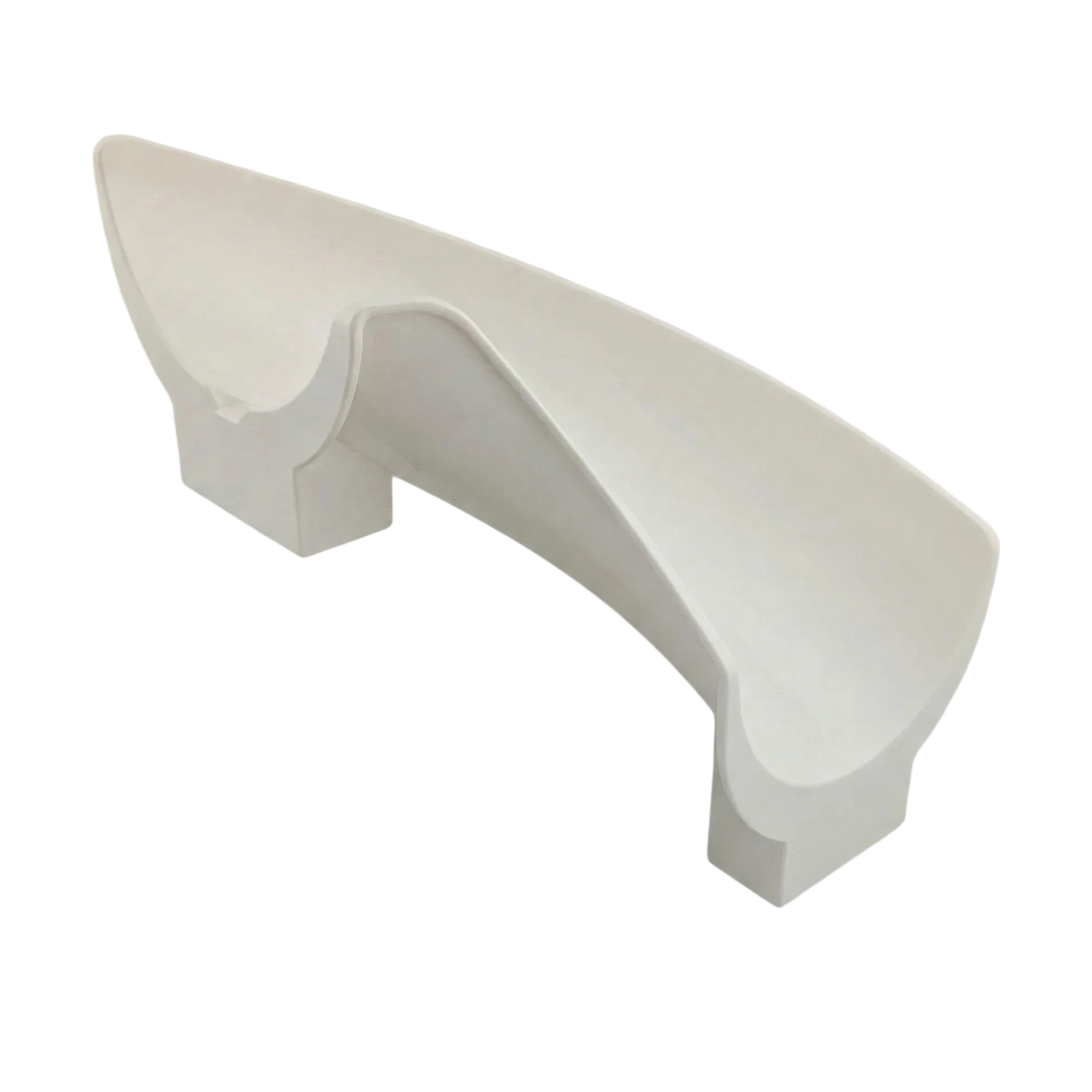 Lego Duplo Gebogene Rutsche Weiß