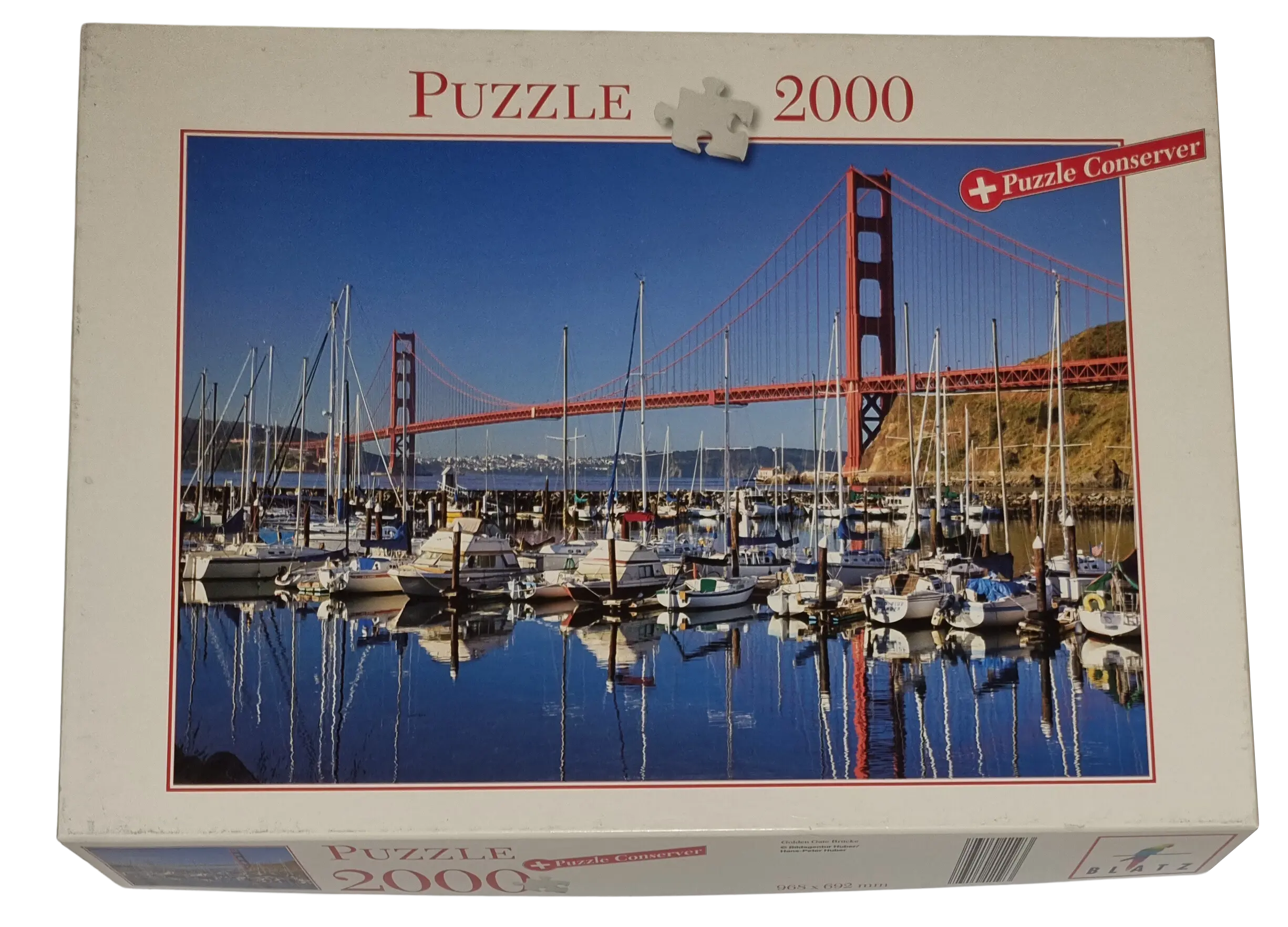 Blatz Puzzle 2000 Teile 59066 Golden Gate Brücke