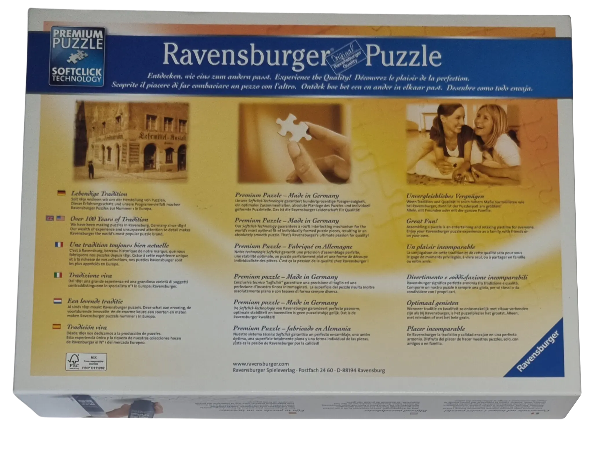 Ravensburger Premium Puzzle softclick 1000 Teile 190560 FC BAYERN München