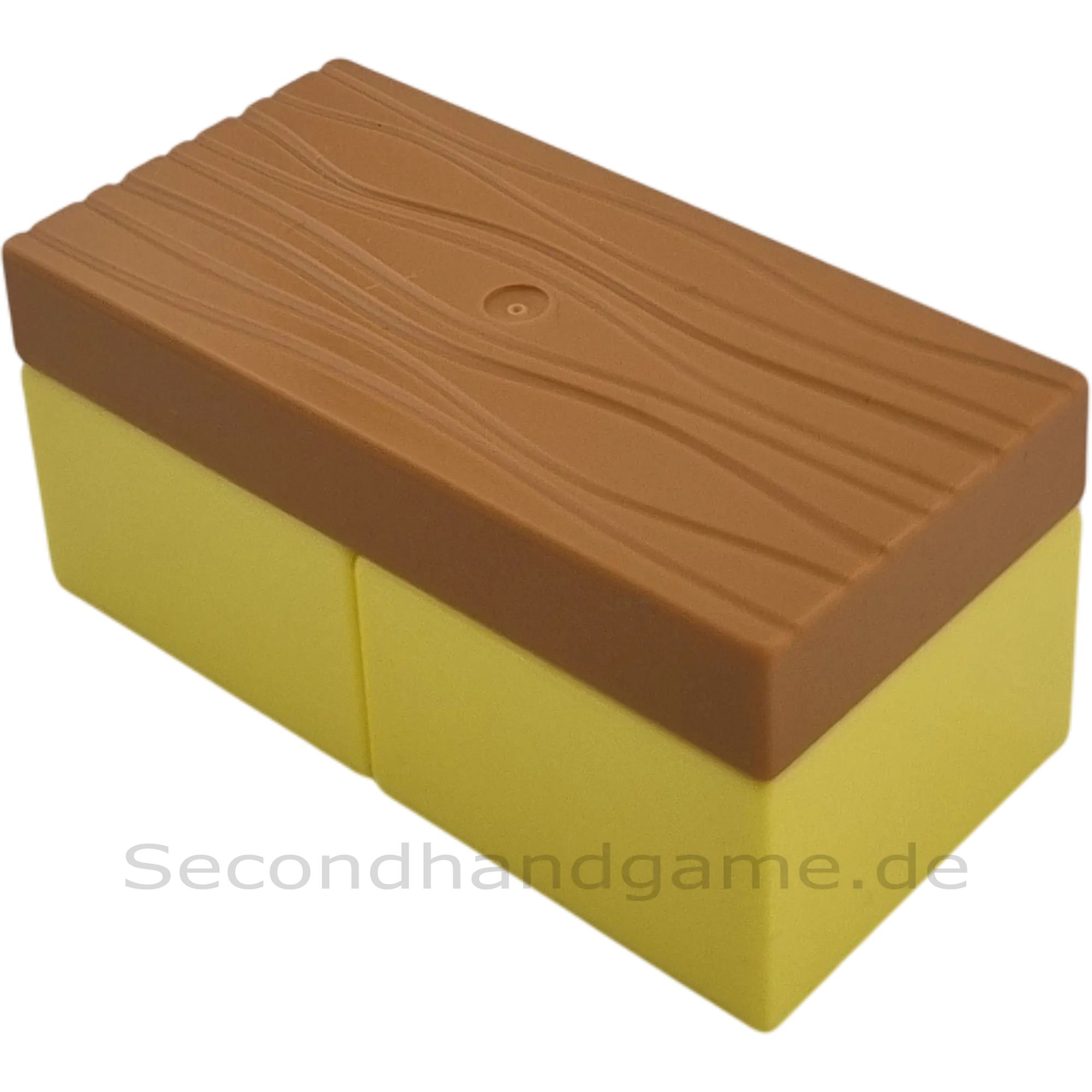 Lego Duplo Sofa Couch Wohnlandschaft Bank Holz Hellgelb