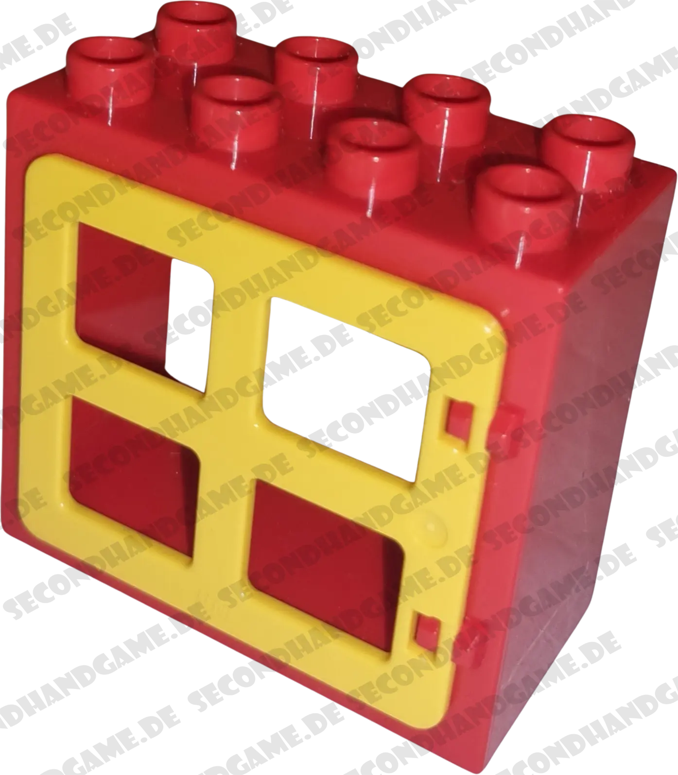 Lego Duplo 2332 Fenster 2x4 Rot Gelb