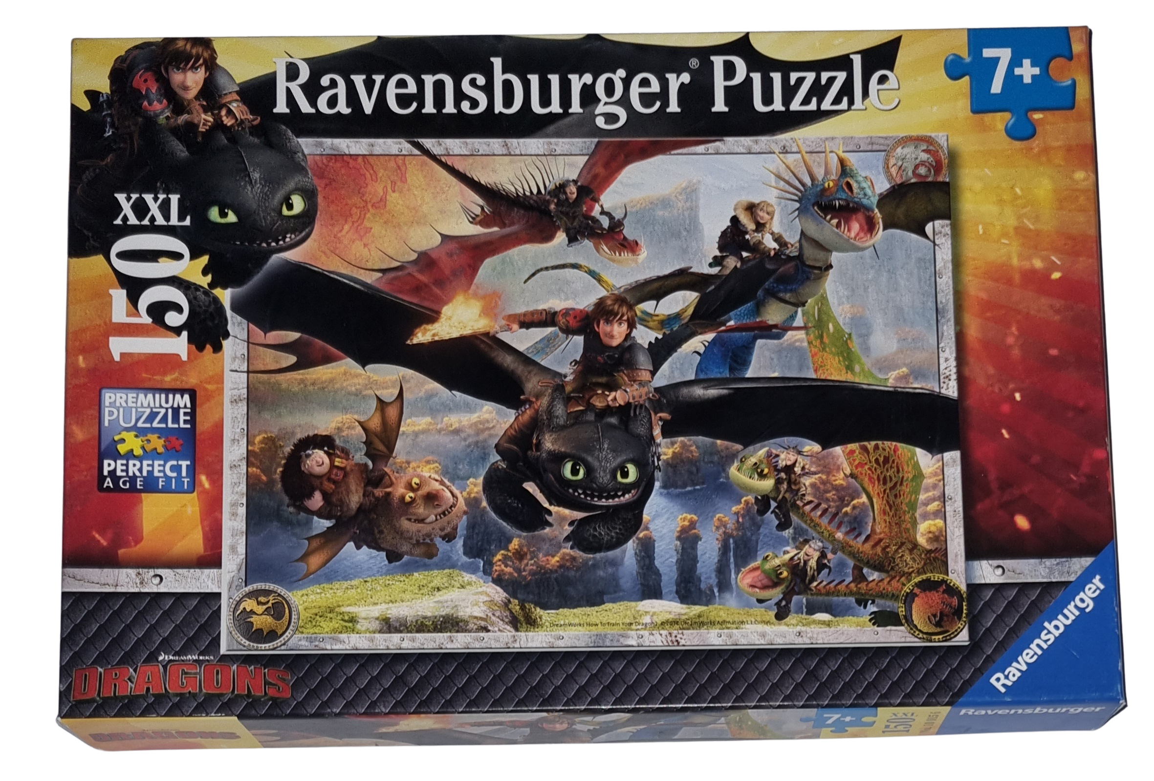 Ravensburger XXL 150 Teile Puzzle Dragons 100156 Drachen zähmen leicht gemacht