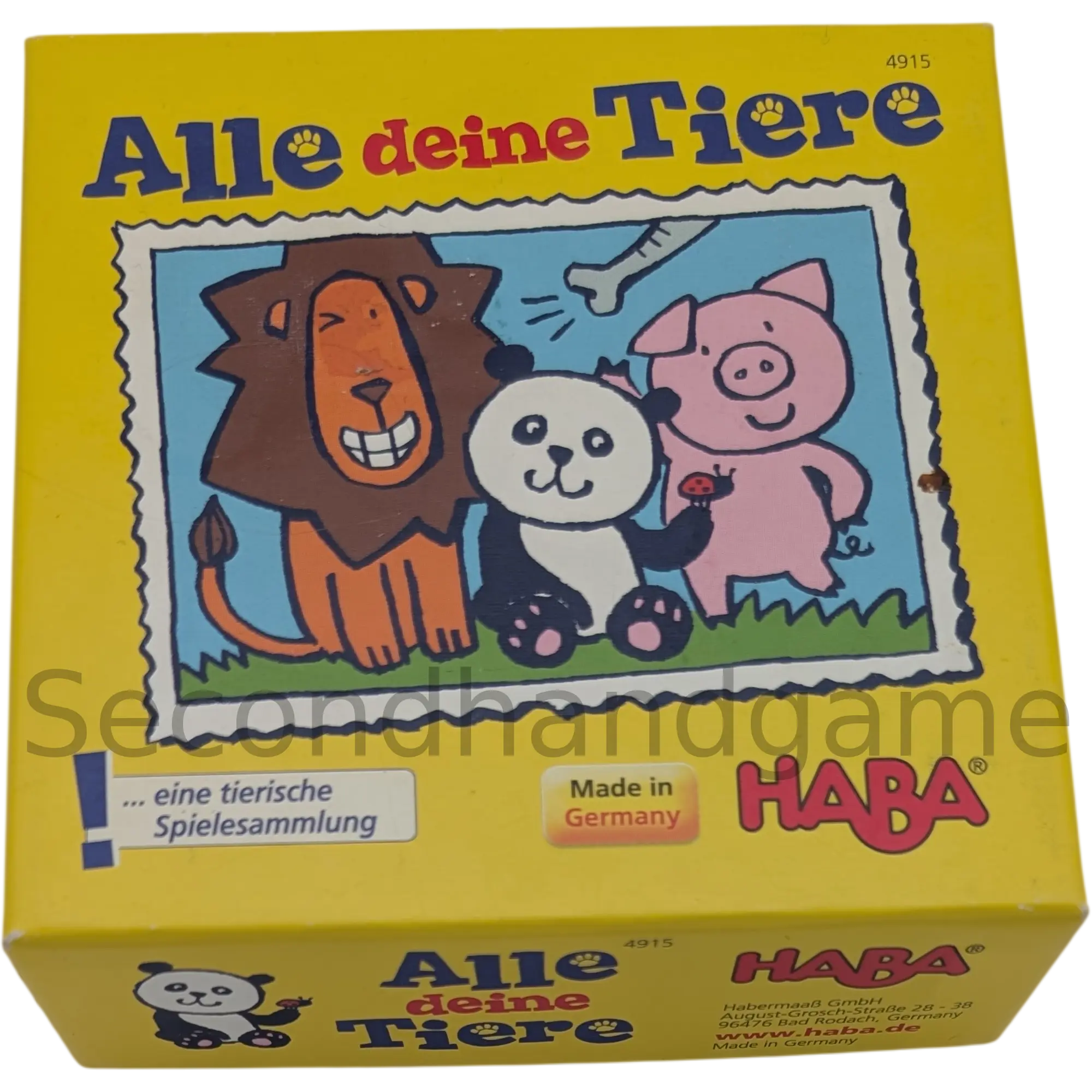 Haba Alle deine Tiere 4915