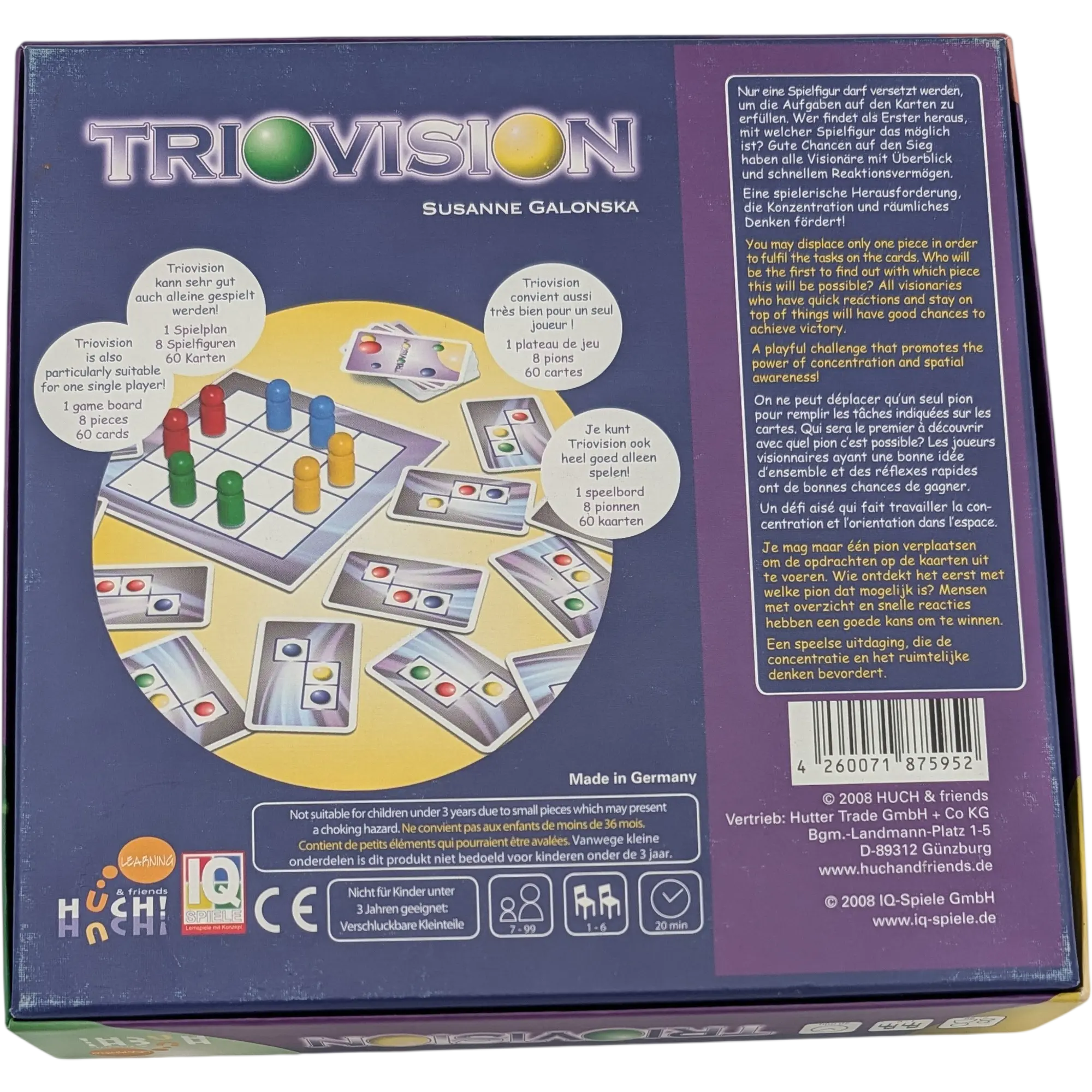 Huch TrioVision IQ Spiele von Susanne Galonska