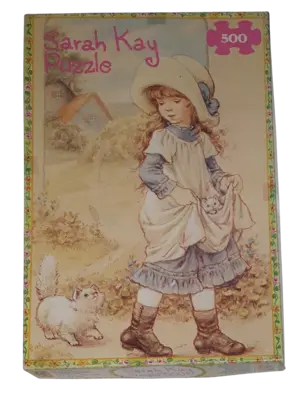 FX Schmid Puzzle 500 Teile Sarah Kay Sarah mit Kätzchen 97780
