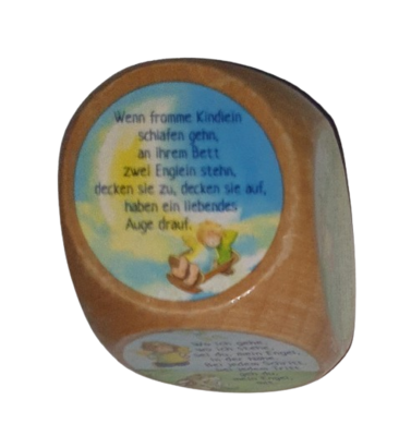 Gebetswürfel Holz Gebete zum Schlafen Gebetswürfel Holz Gebete zum Schlafen