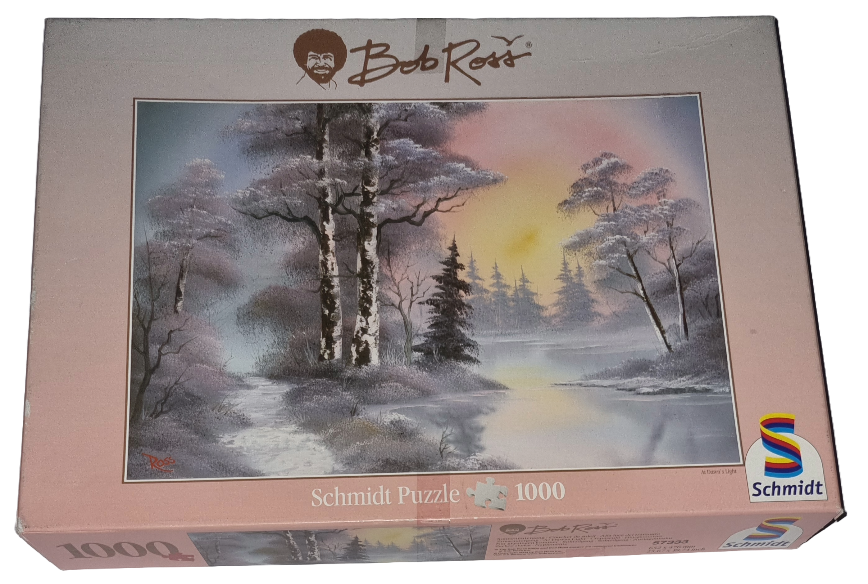 Schmidt Puzzle Quality 1000 Teile 57333 Bob Ross Sonnenuntergang