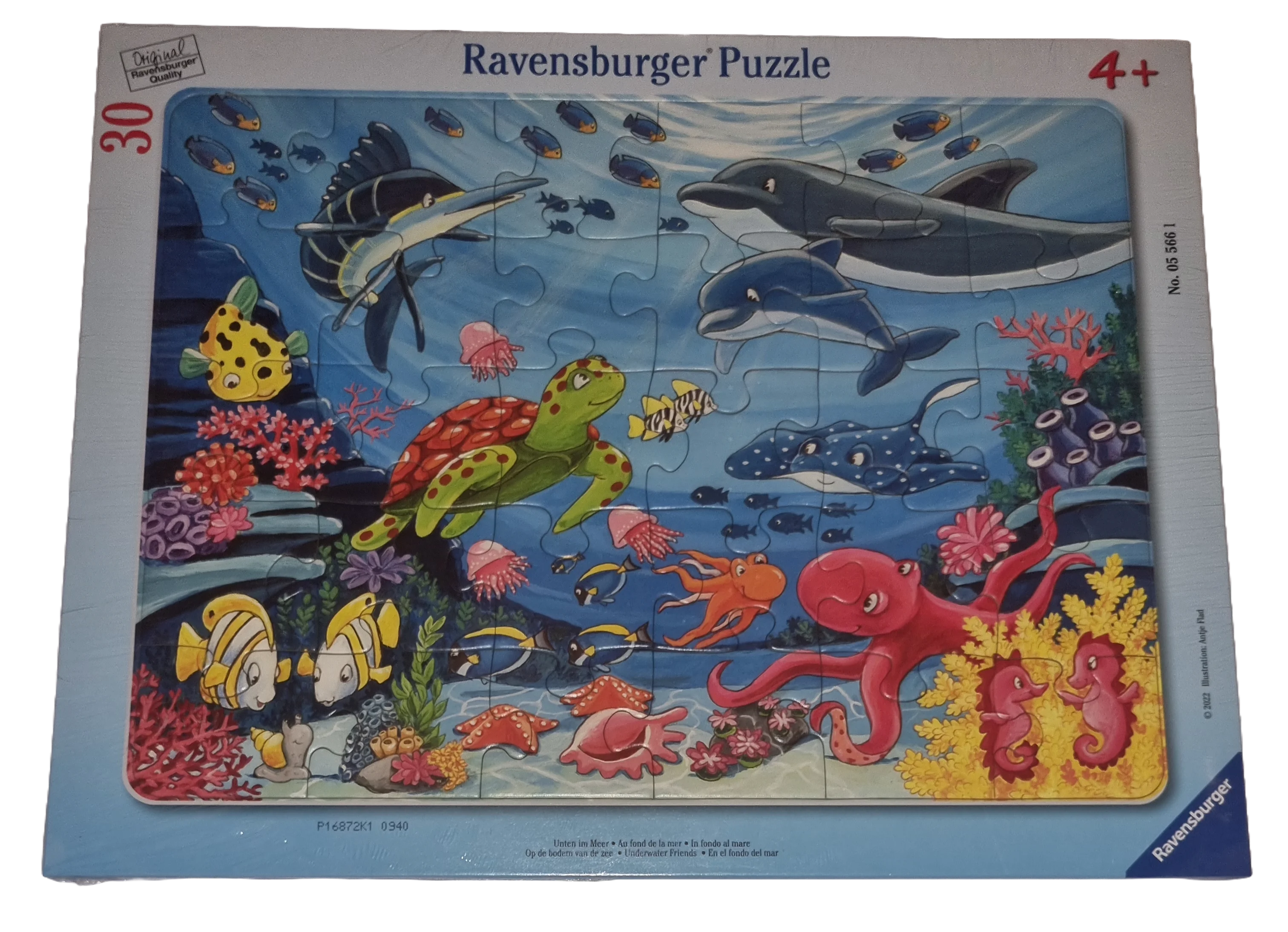 Ravensburger Rahmenpuzzle 30 Teile Unten im Meer 055661