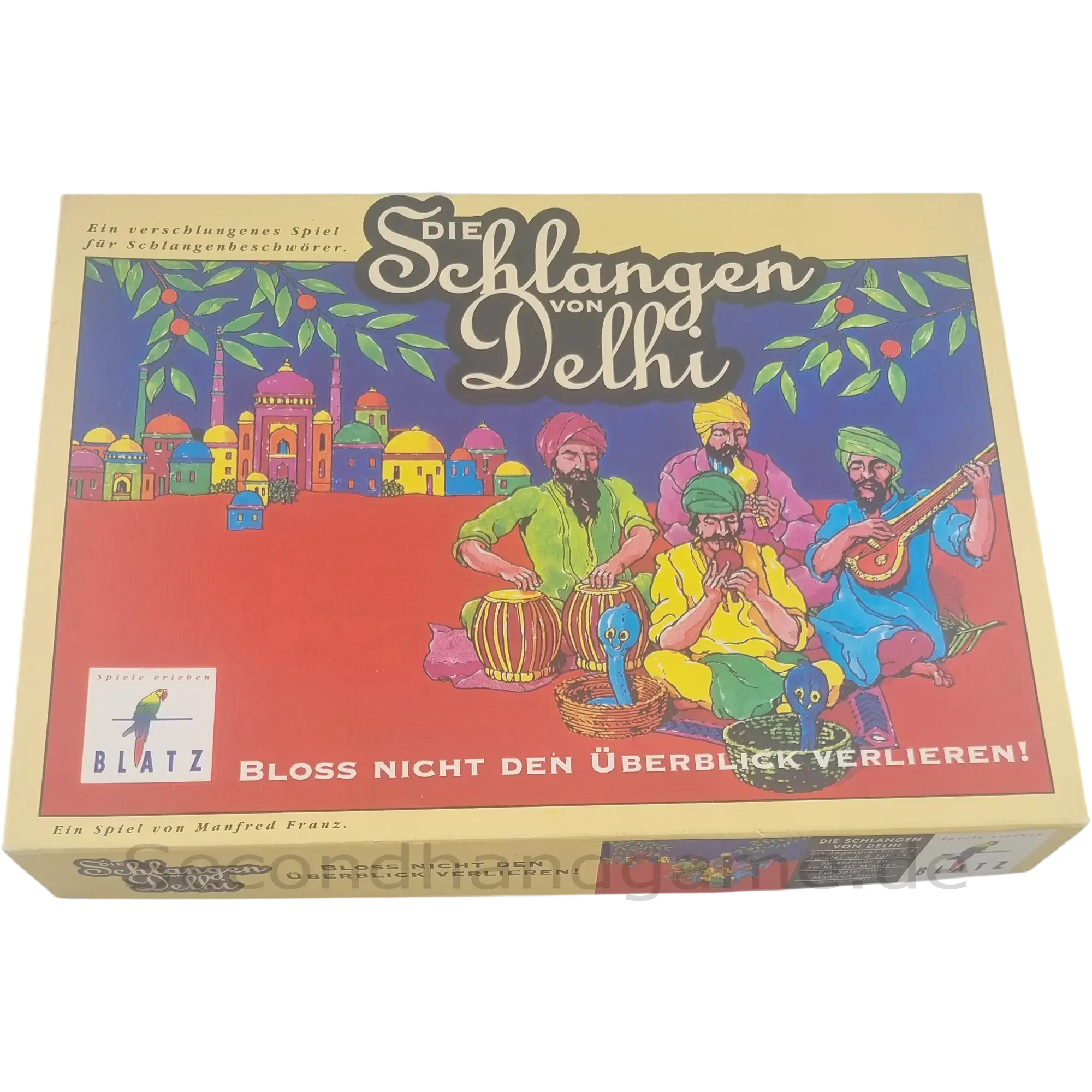 Blatz Gesellschaftsspiel Die Schlangen von Delhi 49013, ab 8 Jahren