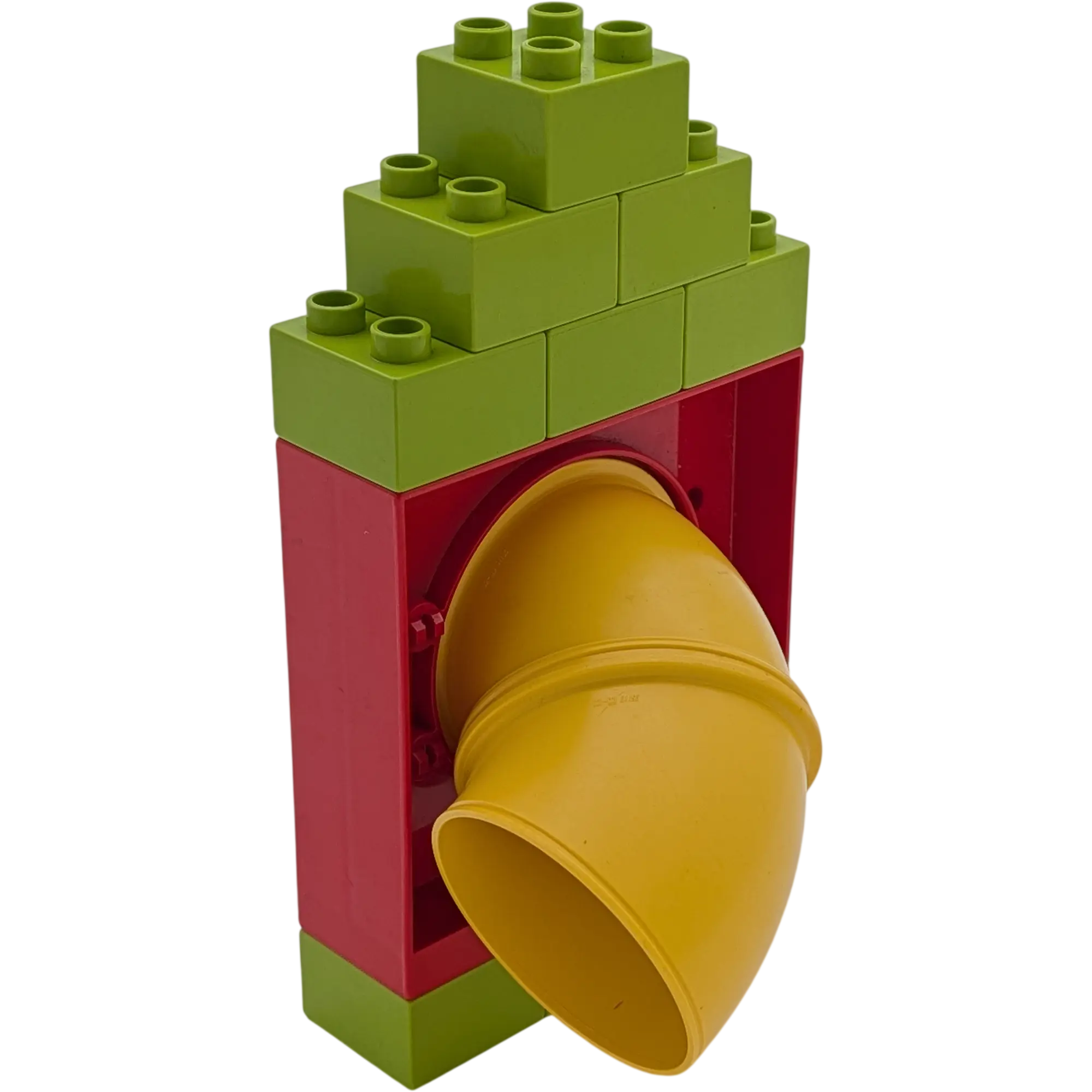 Lego Duplo Tunnelrutsche Spielplatz 13 teilig Gesicht Dunkelblau Rot Gelb Hellgrün