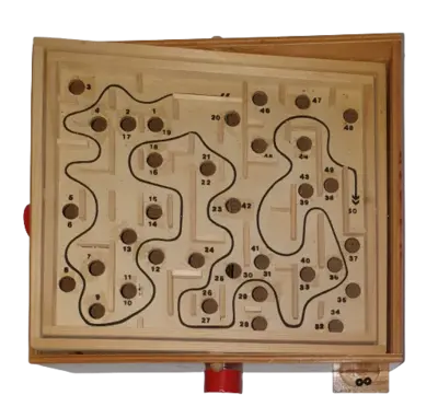 Beluga Echtholz Labyrinth 3D