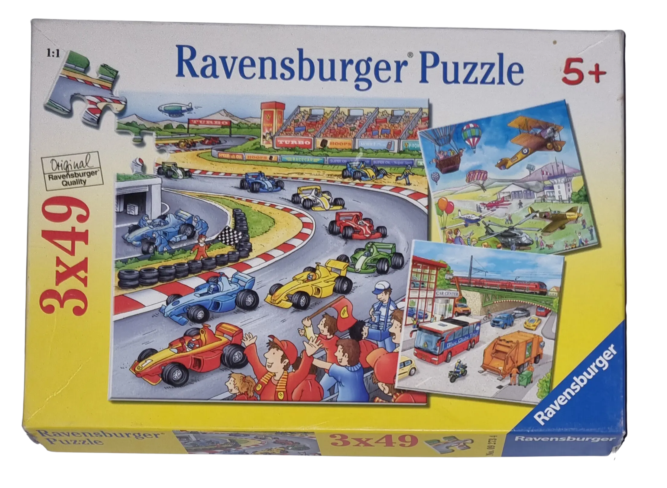 Cadeau Puzzle Enfants Ravensburger Puzzle Enfant 05189 Nos Héros Ladybug Et Chat Noir - 3 X 49 Pièces Pour Enfants Dès 5 Ans