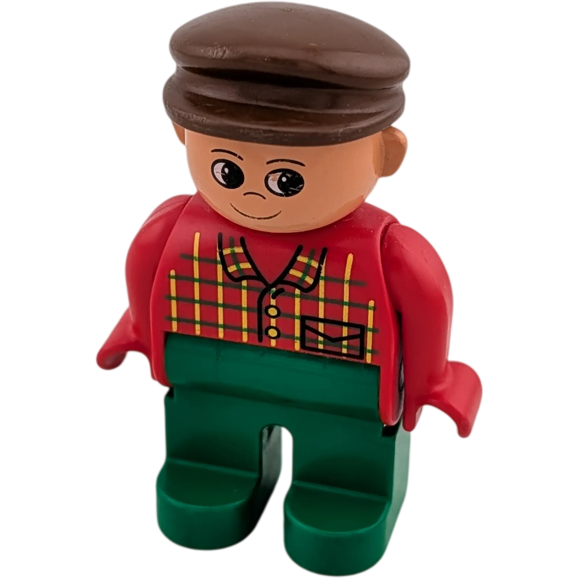 Lego Duplo Figur Mann 47394 Pfadfinder kariertes Hemd grüne Hose