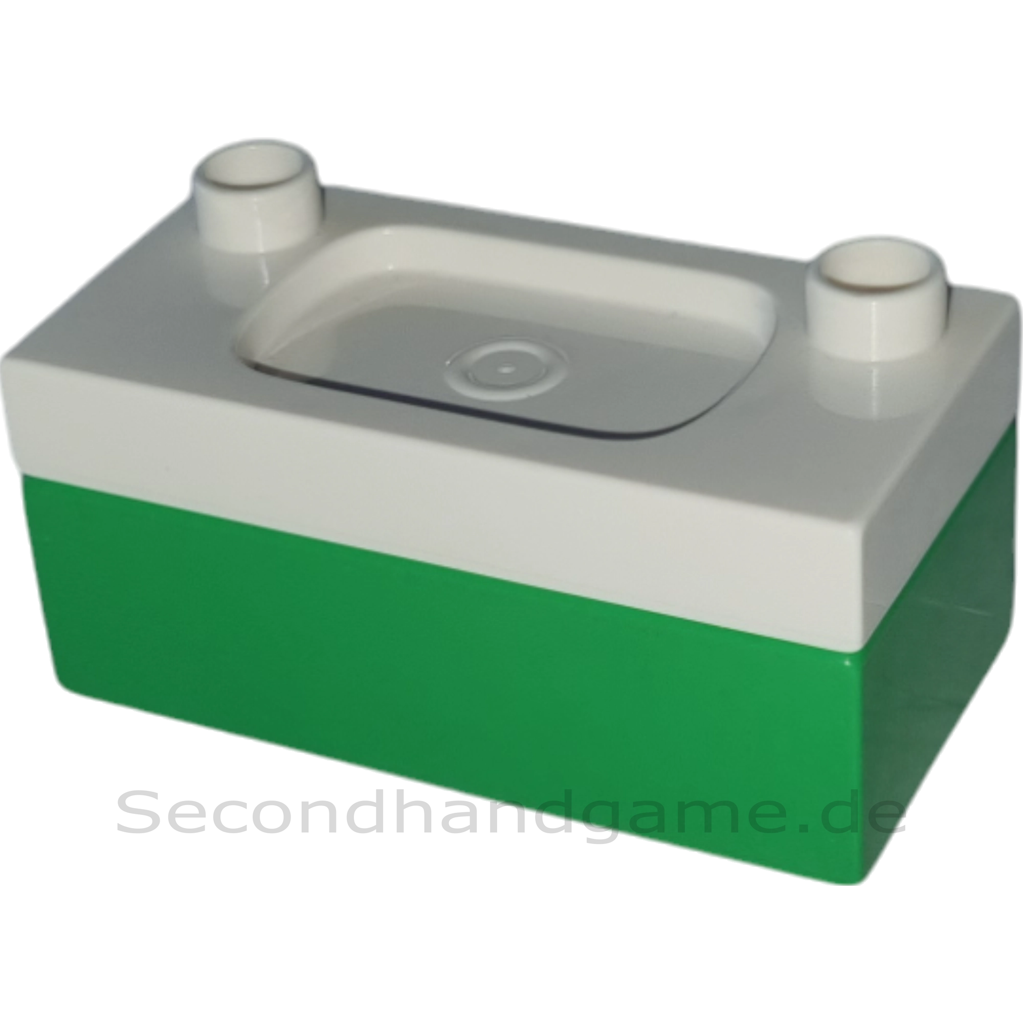 Lego Duplo Waschbecken Spüle Weiß Mittelgrün
